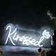 Kinessed White Neon Sign