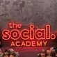 The Social Academy Red Neon Sign