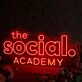 The Social Academy Red Neon Sign