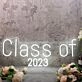 Class Of 2023 White Neon Sign