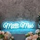 Milli Mob Blue Neon Sign