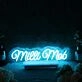 Milli Mob Blue Neon Sign