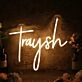 Traysh Yellow Neon Sign