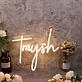 Traysh Yellow Neon Sign