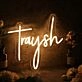 Traysh Yellow Neon Sign