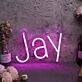 Jay Name Neon Sign