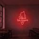 Customize I love ice cream neon sign.