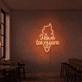 Customize I love ice cream neon sign.