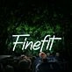 Finefit White Neon Sign