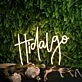 Hidalgo Yellow Neon Sign