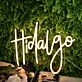 Hidalgo Yellow Neon Sign