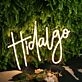 Hidalgo Yellow Neon Sign