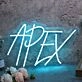 Apex Blue Neon Sign