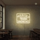 Customize Hot & Cold Sandwiches Neon Sign
