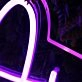 Ava Gold Purple Neon Sign