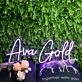 Ava Gold Purple Neon Sign