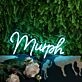 Murph Blue Neon Sign