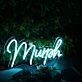 Murph Blue Neon Sign