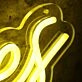 Good Vides Only Yellow Custom Neon Sign