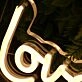 Love Is Sweet Yellow Neon Sign