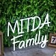 Mitda Family White Neon Sign