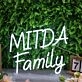 Mitda Family White Neon Sign
