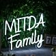Mitda Family White Neon Sign