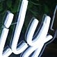 Mitda Family White Neon Sign