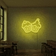Neon Cupcakes Signs