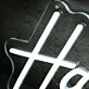 Hadley White Neon Sign