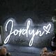 Jordyn Name Neon Sign