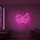 Neon Cupcakes Signs