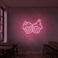 Neon Cupcakes Signs
