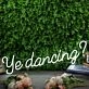 Ye Dancing White Neon Sign