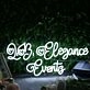 Love Elegance Events White Neon Sign