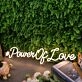 Power of Love Yellow Neon Sign