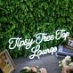 Tipsy Tree Top Lounge White Neon Sign