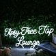 Tipsy Tree Top Lounge White Neon Sign