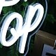 Tipsy Tree Top Lounge White Neon Sign