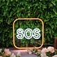 SOS Custom Neon Sign