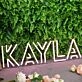 Kayla Purple Neon Sign