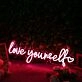 Love Yourself Red Neon Sign