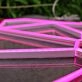 Abstract Cat Head Pink Neon Sign