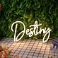 Destiny Yellow Neon Sign