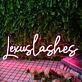 Lexus Lashes Purple Neon Sign