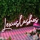 Lexus Lashes Purple Neon Sign