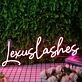 Lexus Lashes Purple Neon Sign