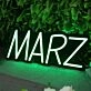 MARZ Green Neon Sign