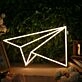 Paper Plane Yellow Neon Sign