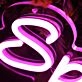 Speak Up Purple Neon Sign